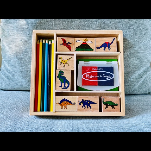 melissa and doug dinosaur stamp set